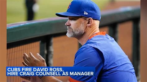 Chicago Cubs hire Craig Counsell to replace manager David Ross, who is out after 4 seasons on the job